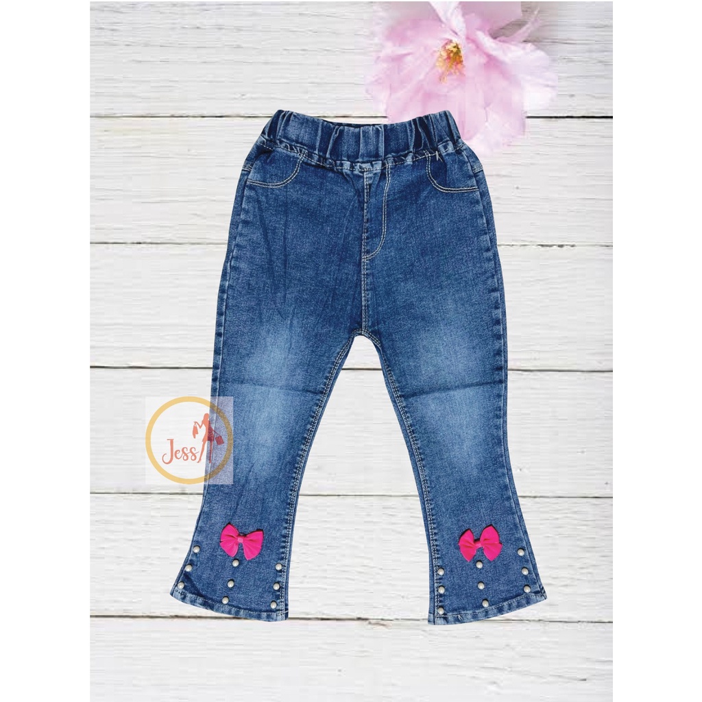 CELANA JEANS ANAK PEREMPUAN IMPORT / CELANA PANJANG ANAK PEREMPUAN / CELANA JEANS KAI JI LI