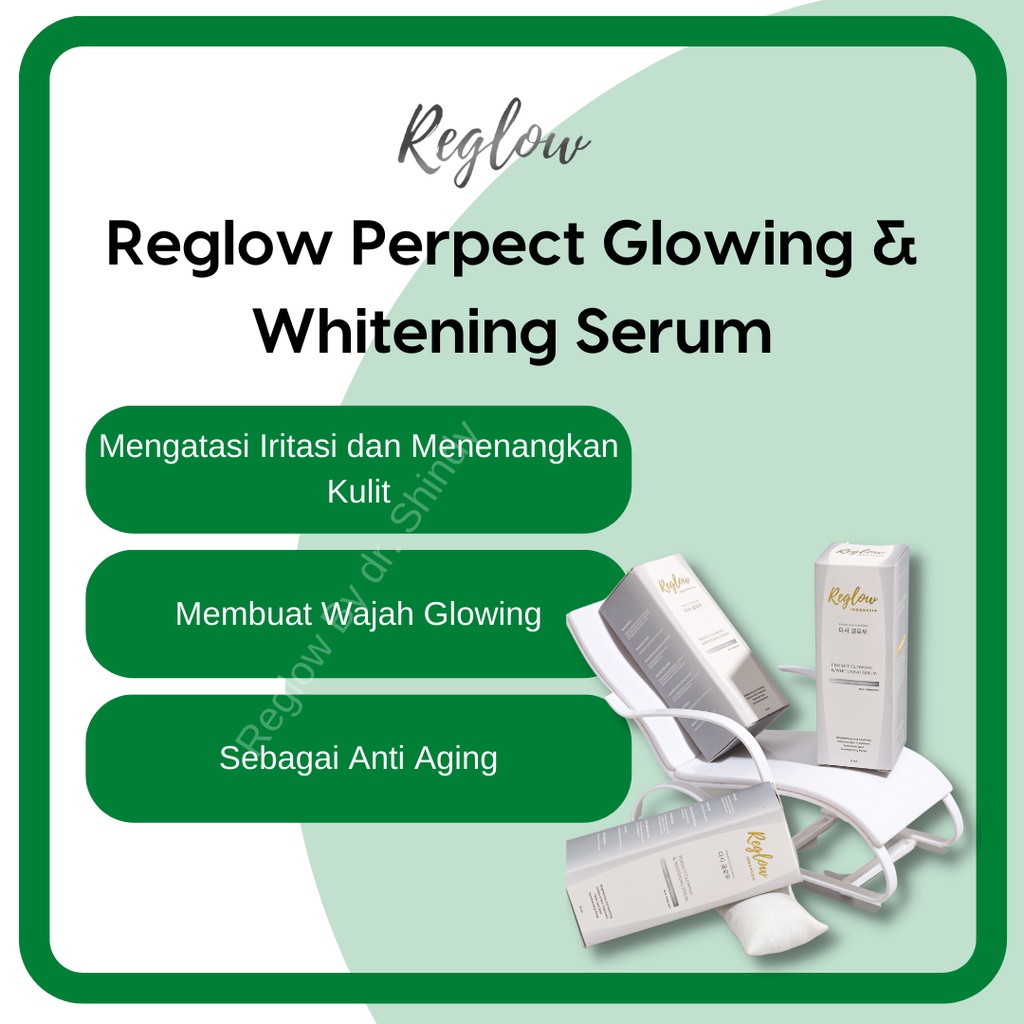 REGLOW SERIES Free Pouch Glowing Skin Treatment Skincare Perawatan Wajah Glowing BPOM Original