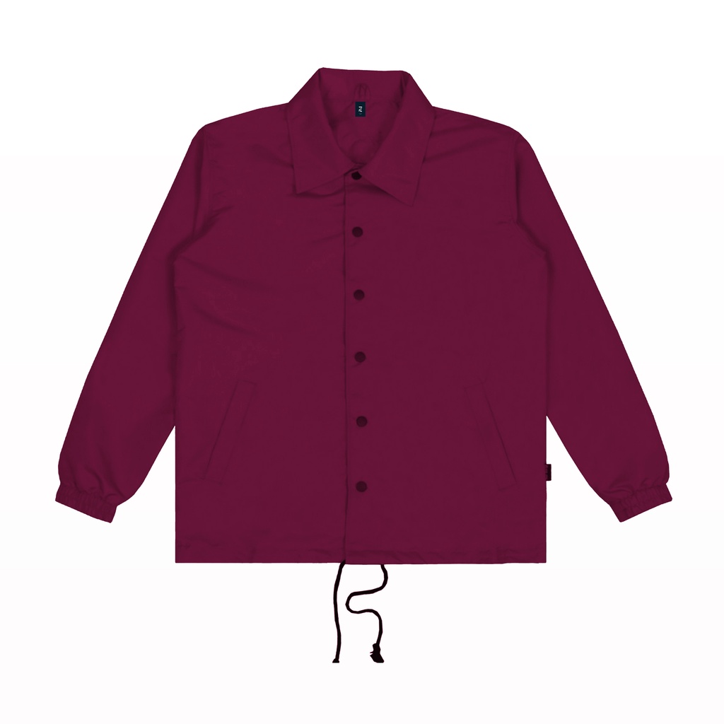 Rz Straight - Coach Jacket Jaket Parasut Coach Polos Pria Anti Air Premium Unisex