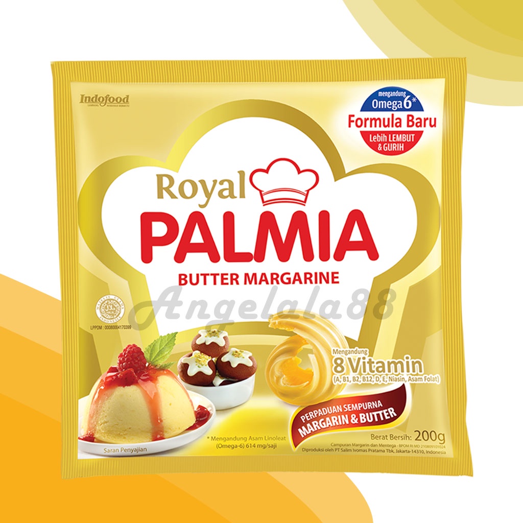 

Royal Palmia Butter Margarine 200gr Mentega Palmia Butter Sachet Blend