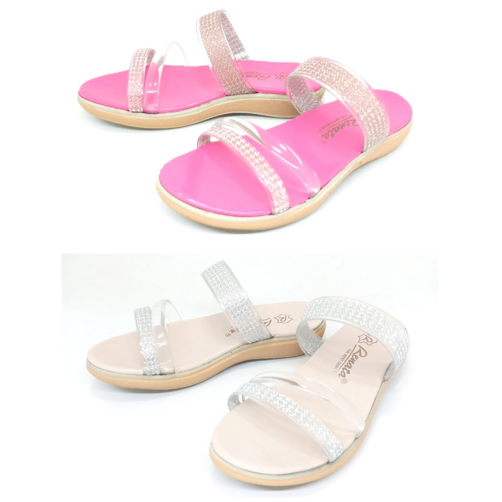 Sandal Slop Anak Perempuan Renata Jelly Flat 26 - 35 Casual Fashion RNT01