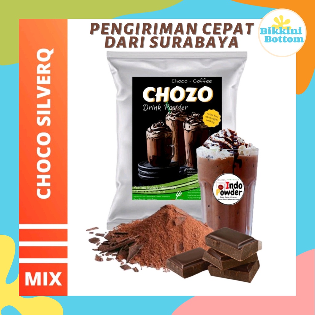 Bubuk Minuman Coklat Rasa SILVERQwen 1 kg Serbuk Choco Rasa SilverQ