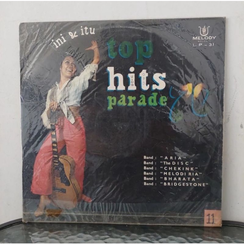 Vinyl Piringan Hitam 12 inch Ini &amp; Itu-Top Hits Parade 70