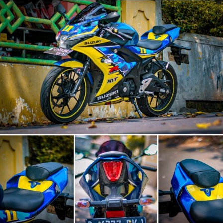 COVER BODI GSX 150R BODY BELAKANG GSX 150R FENDER GSX 150R COVER BODY SUZUKI GSX 150