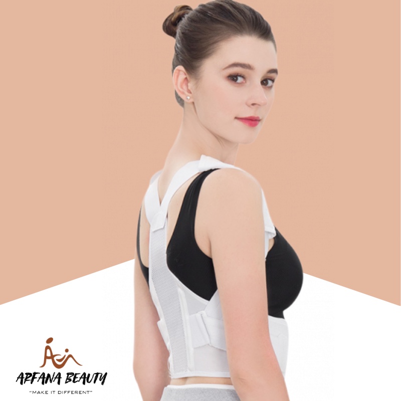 Penegak Penyangga Punggung Badan Korset Tulang Belakang Korektor Postur Corrector Penegak Penarik Punggung Pria Wanita Anti Bungkuk Back Posture Corrector Jingba Korset Penegak Bungkuk Kifosis Lordosis Skoliosis Premium
