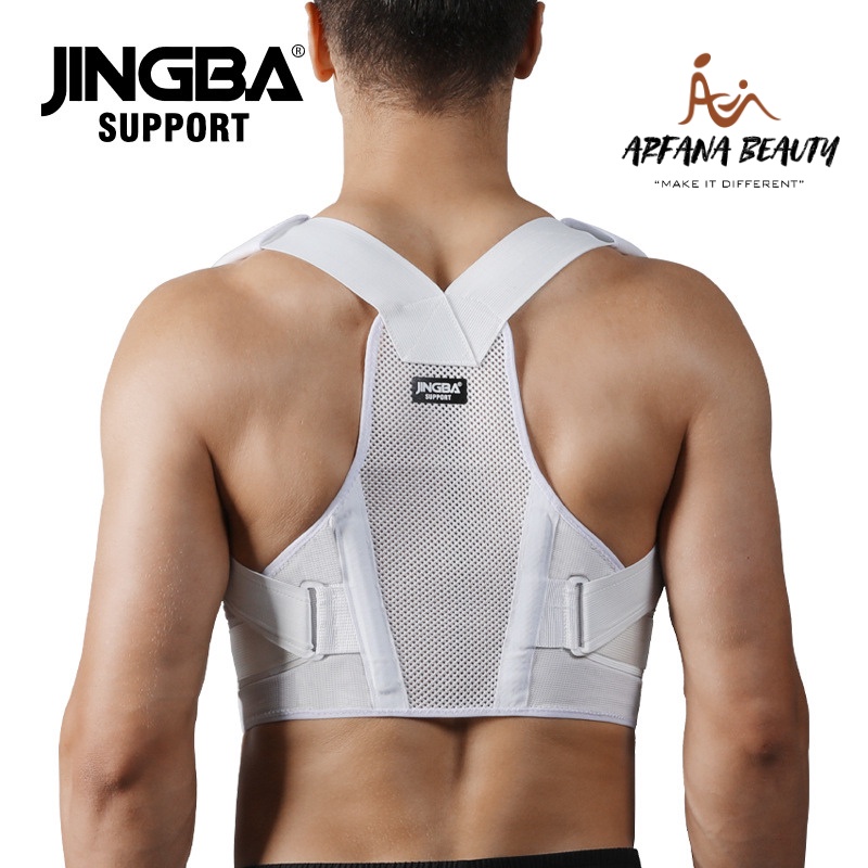 Penegak Penyangga Punggung Badan Korset Tulang Belakang Korektor Postur Corrector Penegak Penarik Punggung Pria Wanita Anti Bungkuk Back Posture Corrector Jingba Korset Penegak Bungkuk Kifosis Lordosis Skoliosis Premium