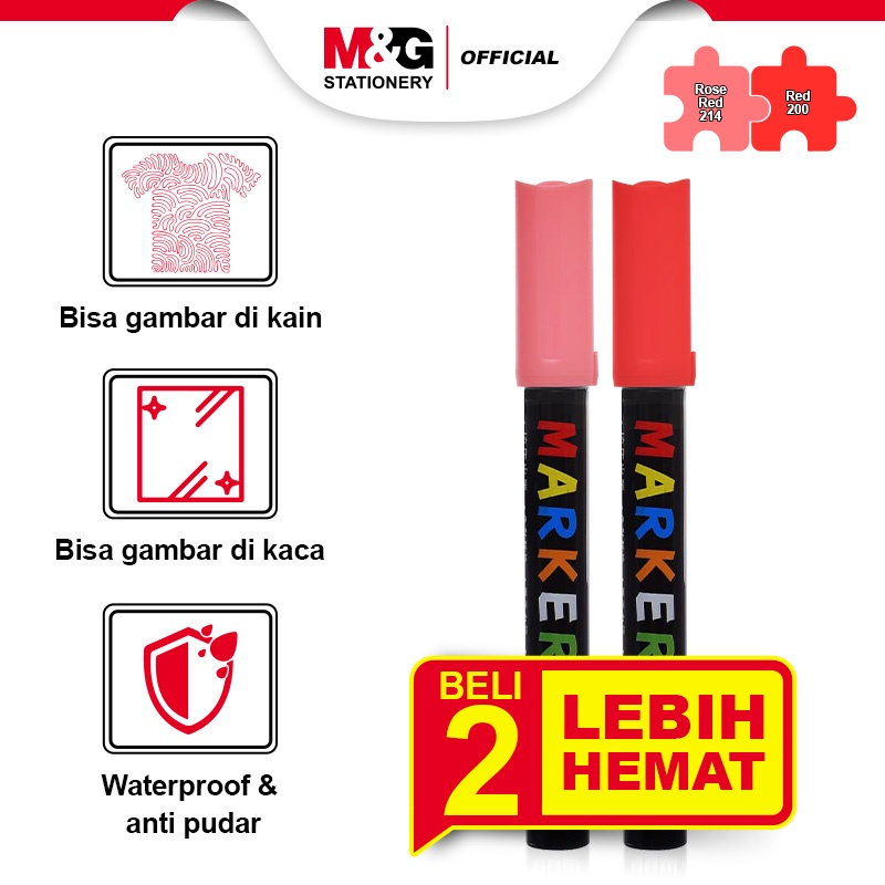 

M&G [ BUNDLE ] Acrylic Marker Multifungsi Segala Permukaan Paint Marker Spidol Akrilik