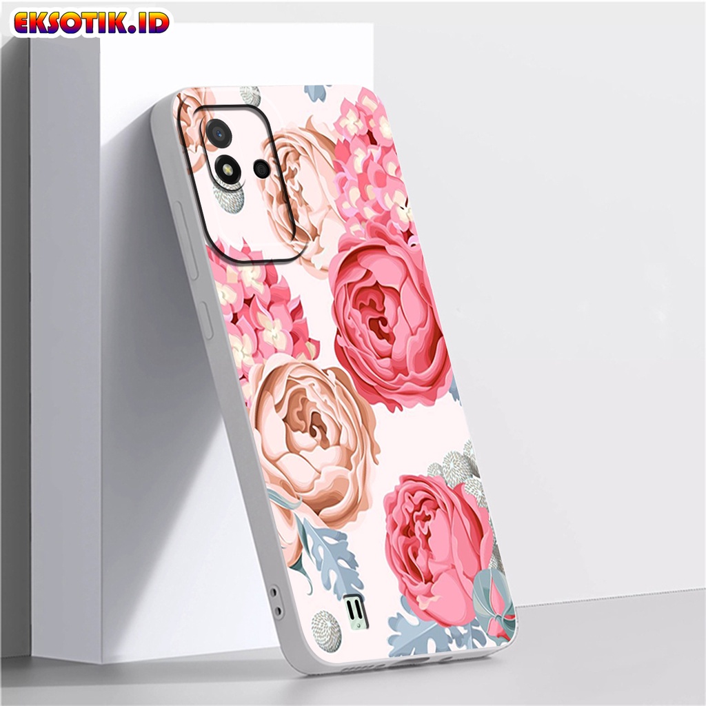 Case REALME NARZO 50i- Eksotik.id - Casing REALME NARZO 50i - Case BUNGA - Skin Handphone - Silikon 
