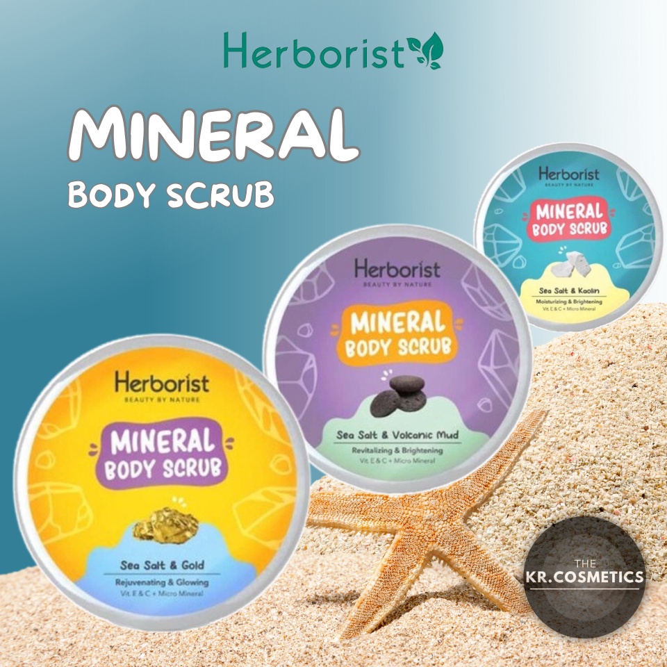 Herborist Mineral Body Scrub - 200gr