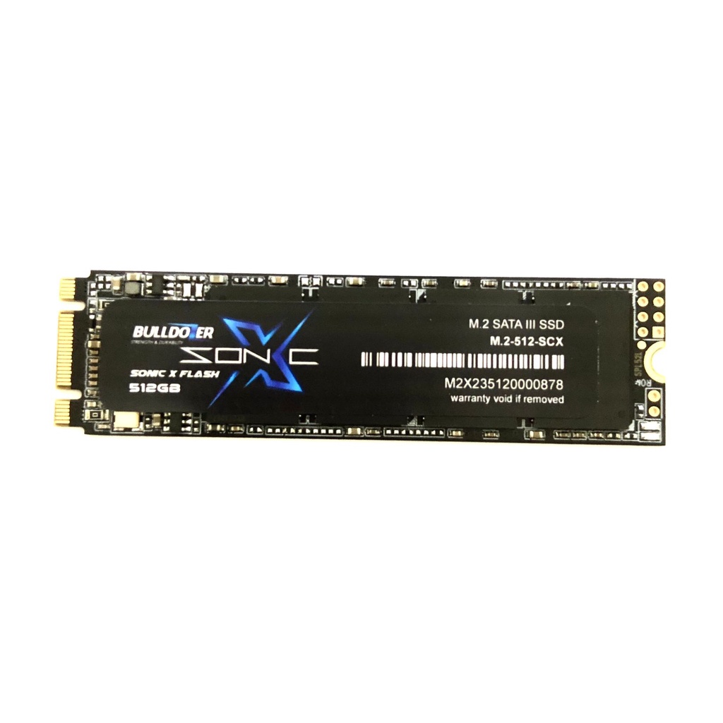 Ssd m2 ngff sata bulldozer 512gb 2280 3d nand sonic x flash m.2-512-scx - Pcie 3.0 x4 b-key 512g