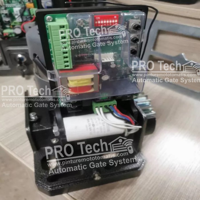 Automatic Sliding Gate PRO Tech 600 Mesin Pagar/Kanopi Void Otomatis