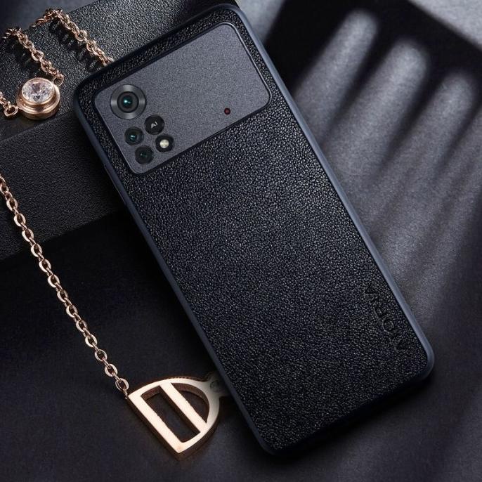 POCO M4 PRO 4G CASING LEATHER CASE PREMIUM LEATHER AIORIA ima04