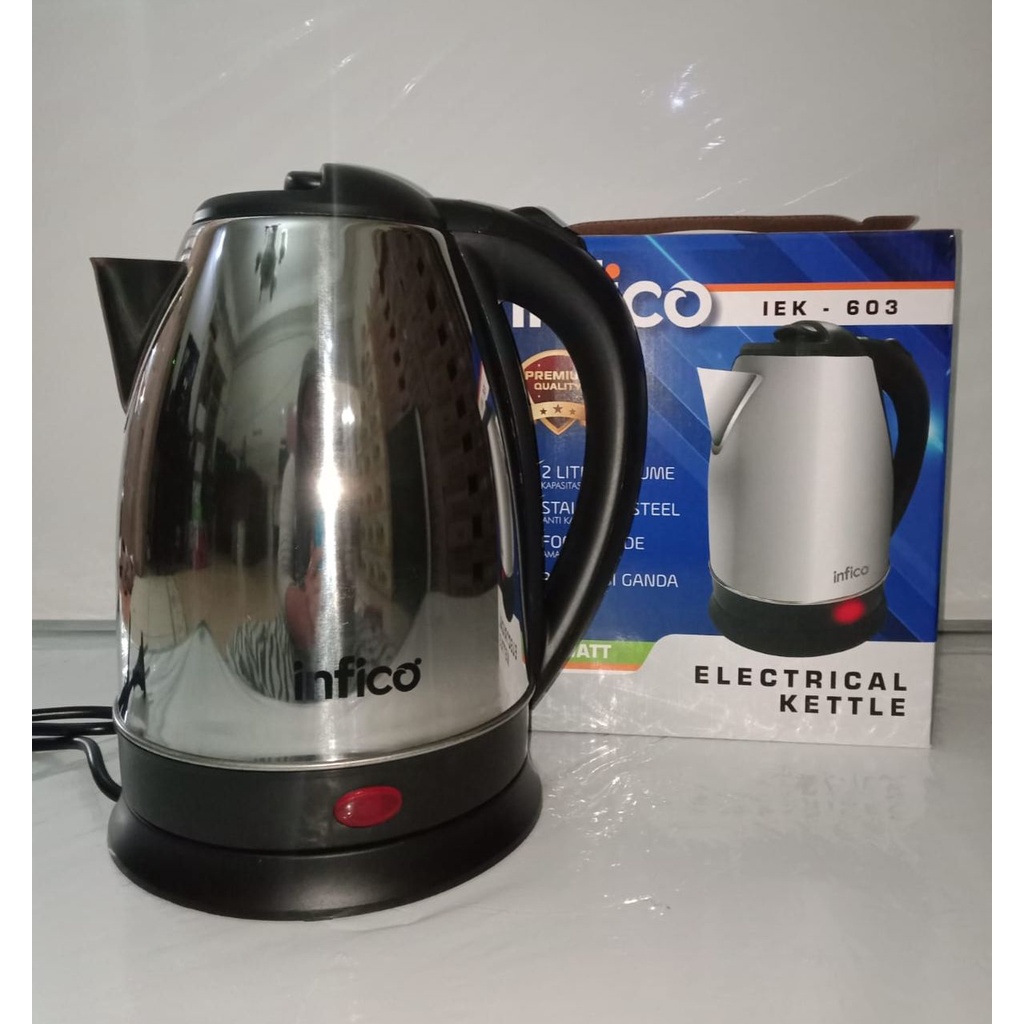 Teko/ Ketel Listrik/ Electric Kettle 2 Liter Otomatis