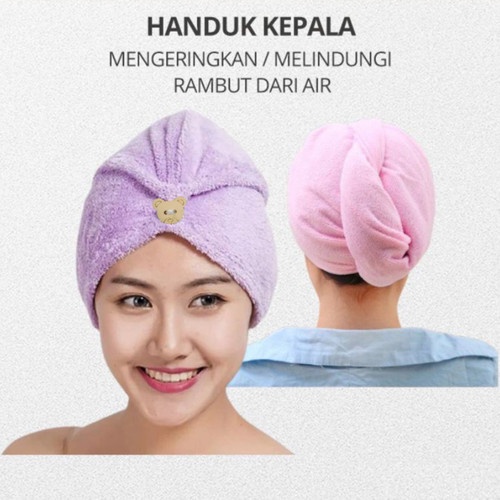 HANDUK KERAMAS MAGIC TOWEL / HANDUK KERAMAS CEPAT KERING