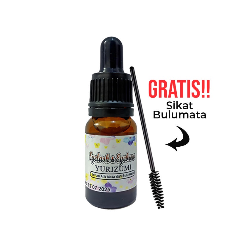 Beauty Jaya - Eyelash Oil Serum By Yurizumi Serum Penumbuh Bulu Mata Cepat Ampuh / Serum  Eyebrow &amp; Eyelash - FREE SISIR