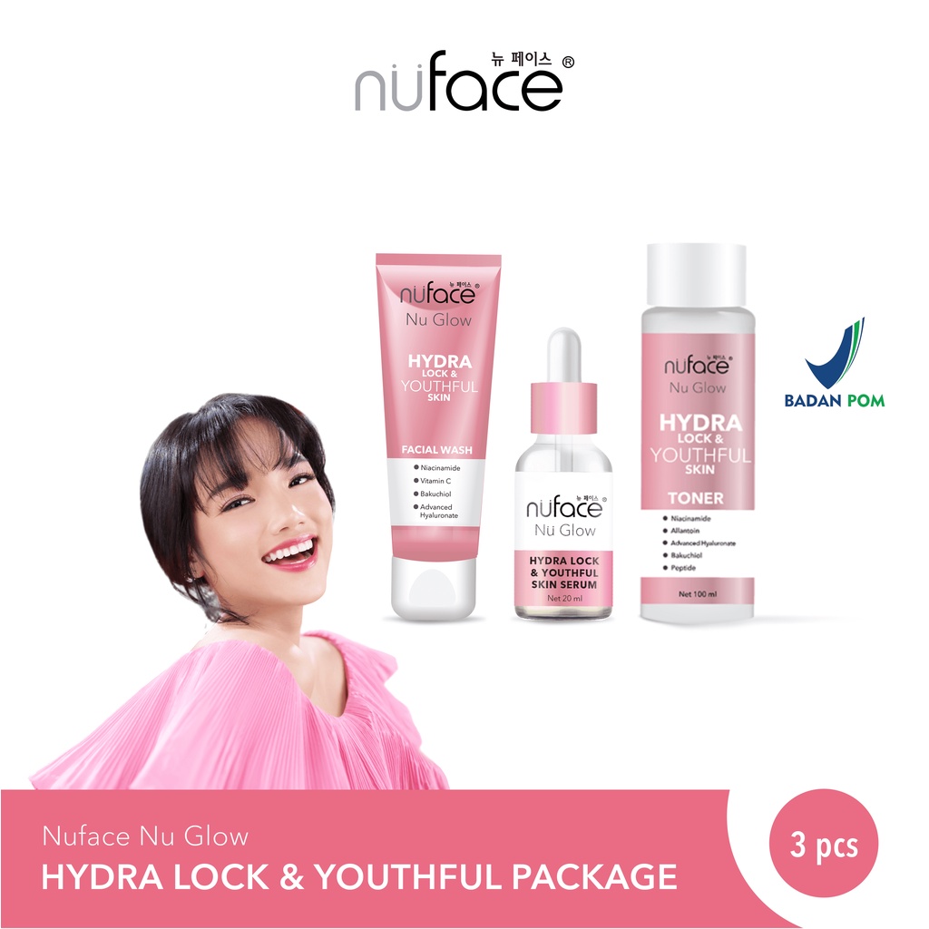 Nuface Skincare Fuji 3in1 &amp; 5in1 Nu Glow Hydra Lock &amp; Youthful Package