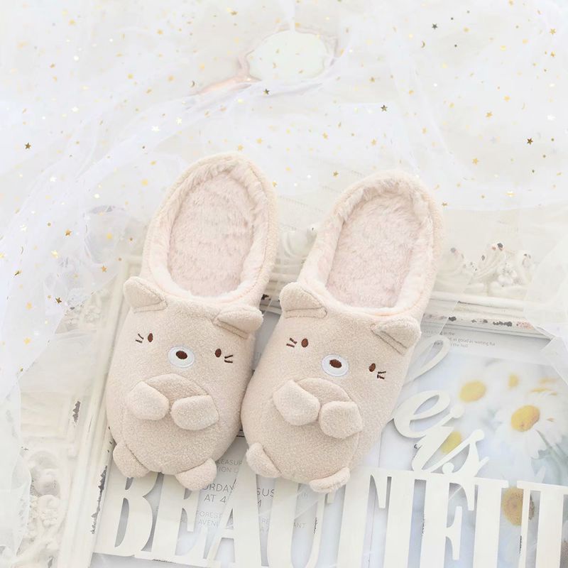SANDAL RUMAH SUMIKKO GURASHI SHIROKUMA TONKATSU PENGUIN EBI FRY TOKAGE NEKO SEPATU KAMAR LUCU