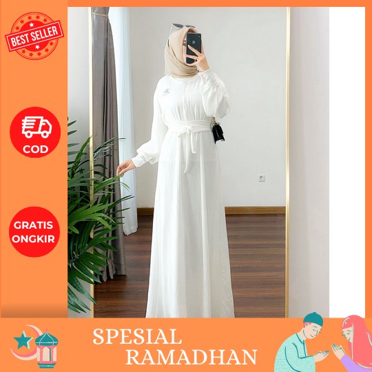 Baju Gamis Gsmis Casual Gamis Marlene Lebaran Dewasa Premium Elegan Model Terbaru Terbaru 2023 Pesta