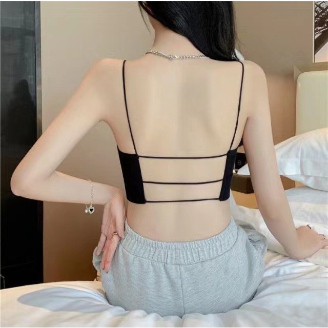 DSM Bra Wanita 6592 Bh Crop Top Ala Korea Pakaian Dalam Wanita Bra Fashion Tali Kecil Cup