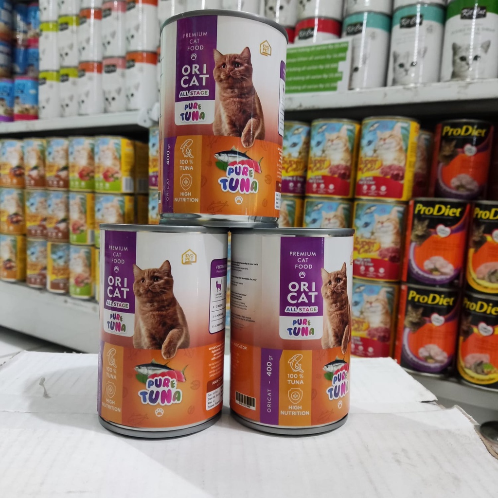 ORI CAT kaleng 400gr Makanan Kucing kaleng  wet food