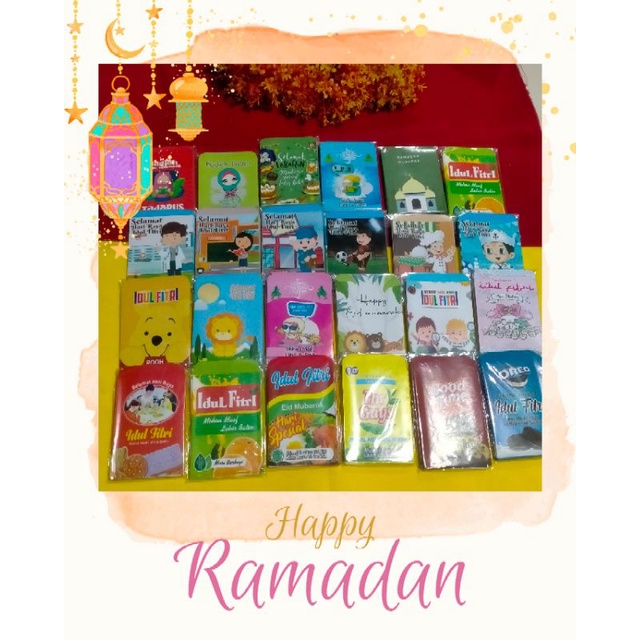 

50 pcs / 5 Pack Amplop mini lebaran random