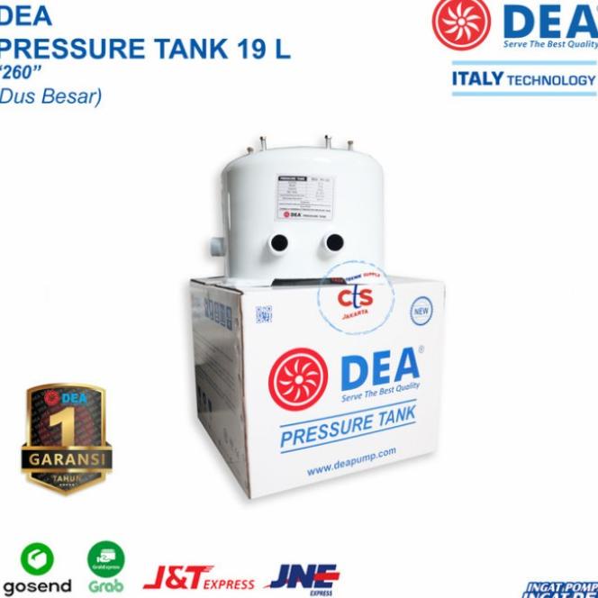 Tabung Pompa Air Sanyo Ph 260 Pressure Tank 19 Liter Dea