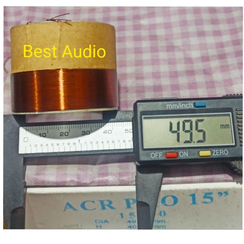 Spul spol spool speaker 15inch 15 inch  ACR15600 almunium voice 49.5mm