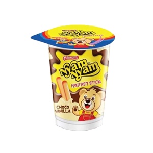 

ARNOTT'S BISCUIT NYAM-NYAM FANTASY STIK CHOCO VANILLA CUP 25g