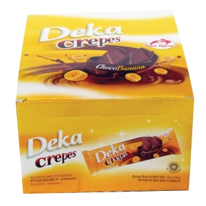 

DEKA WAFER CREPES CHOCO BANANA BOX 12x14/12g