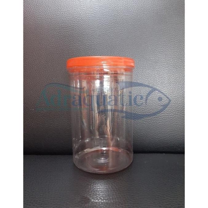 1 Bal (32 Pcs) Toples 119 + Tutup 1 Liter Bulat Plastik Tempat Cupang
