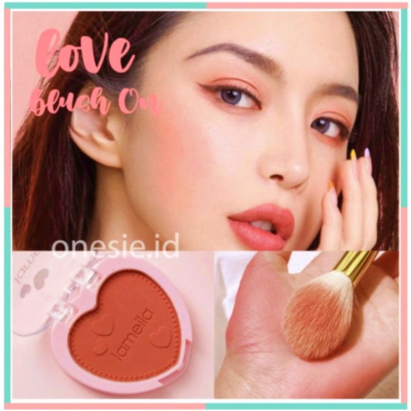 LAMEILA Love Natural Orange Rouge Blush 4 Color Blush On