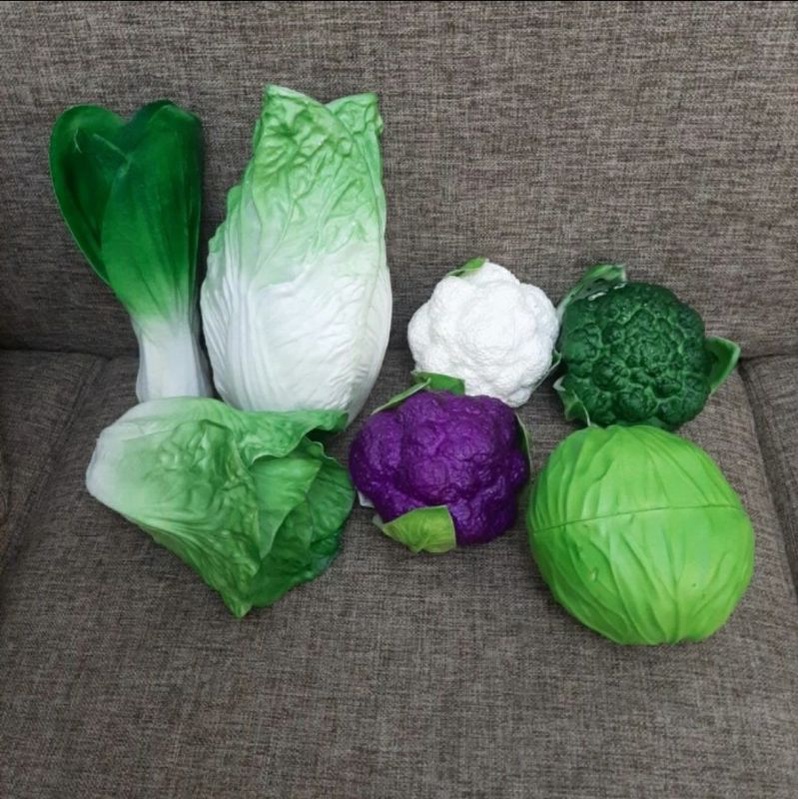 sayuran artificial sayur hias imitasi replika sayuran pajanfan meja hiasan dapur