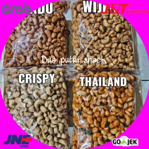 

Uvm102 - Kacang Mete Rasa Madu. Crispi . Tailan .Wijen .Pedes 1Kg Yesicamart