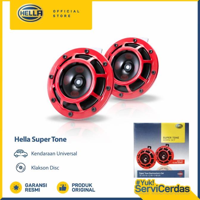 Klakson Disc Hella Super Tone 12V - Klakson Mobil Motor