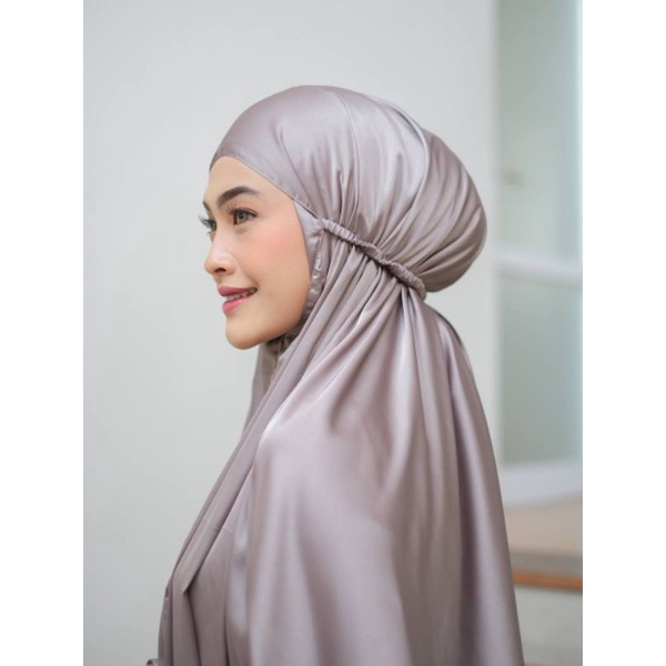 MUKENA ARMANI SILK POLOS/ MUKENA KEKINIAN/ PRAYER SET ARMANI SILK