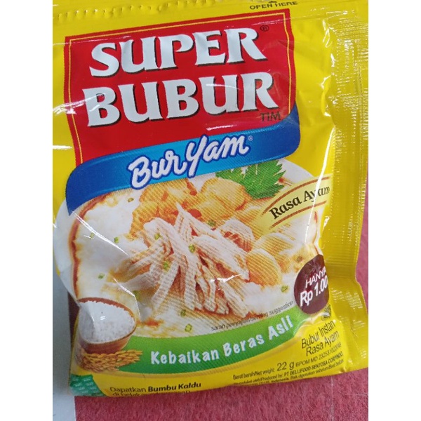 

Super Bubur 22 g × 10 Pcs
