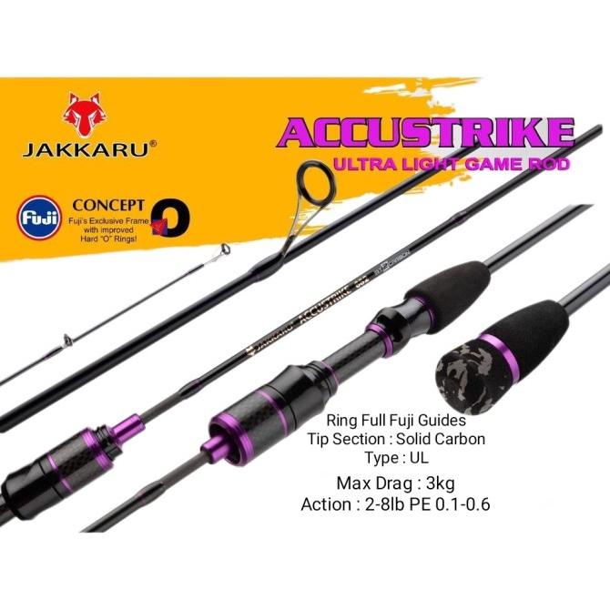 Joran UL Fuji Jakkaru Accustrike 702 213 cm 8lb carbon solid Acustrike