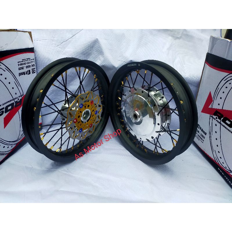 Velg set 185 - 215x14 tromol plus piringan vario beat scoopy vario125 150 Mio X-Ride m3 Fino soul gt