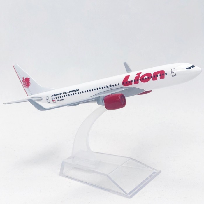 MUST HAVE LION AIR B737 MODEL PESAWAT INDONESIA LION BOEING 737 DIECAST BAHAN TERBARU