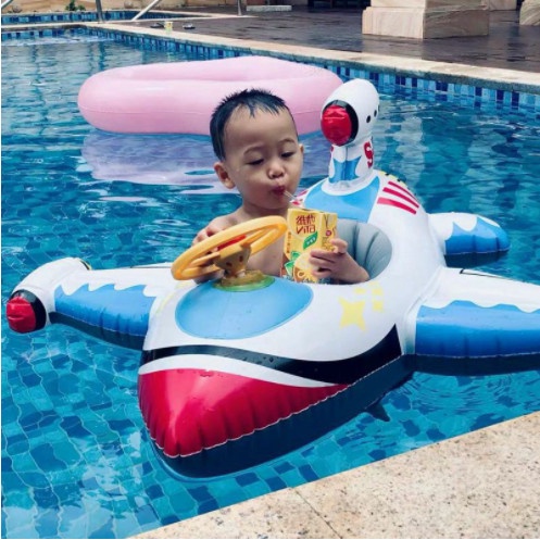 PROMO PELAMPUNG PESAWAT ANAK / BAN TIUP PESAWAT / INFLATABLE AIRCRAFT YACHT TERBARU