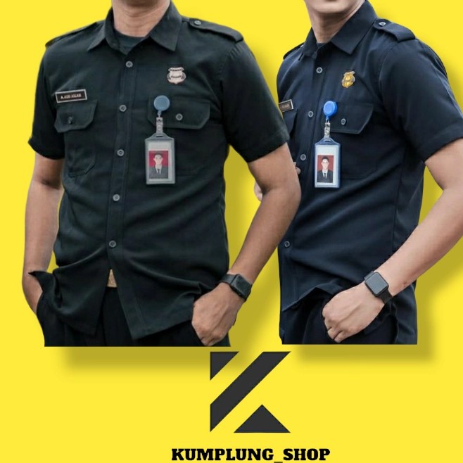 Terlaris Seragam Safari Satpam / Safari Satpam / Seragam Driver Safari Satpam