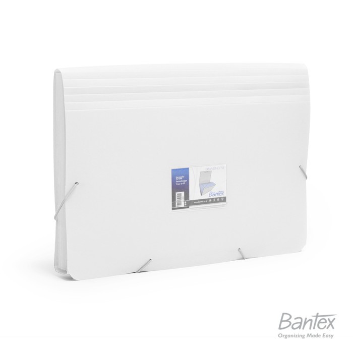 

Terlaris Bantex Expanding File Folio White #3601 07