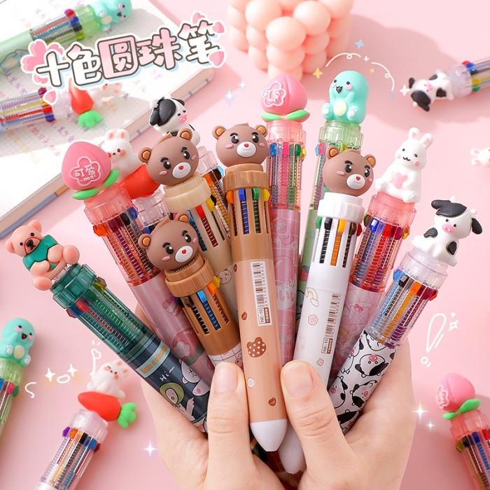 

Pulpen Karakter Boneka diatas pulpen 10 Warna Lucu