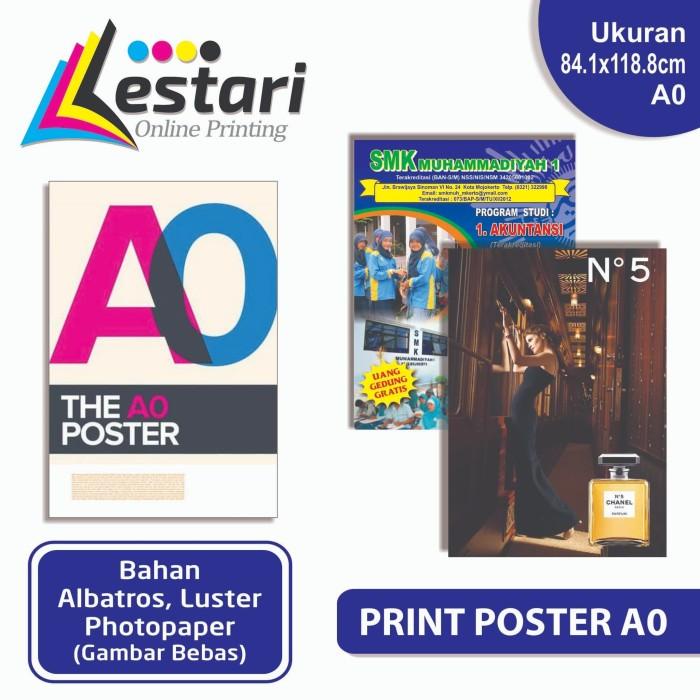 

Cetak Poster A0 Bahan Albatros/Luster/Photopaper