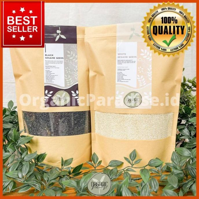 

PRODUK WIJEN HITAM / BLACK SESAME 250GR PREMIUM QUALITY ORGANIC PARADISE