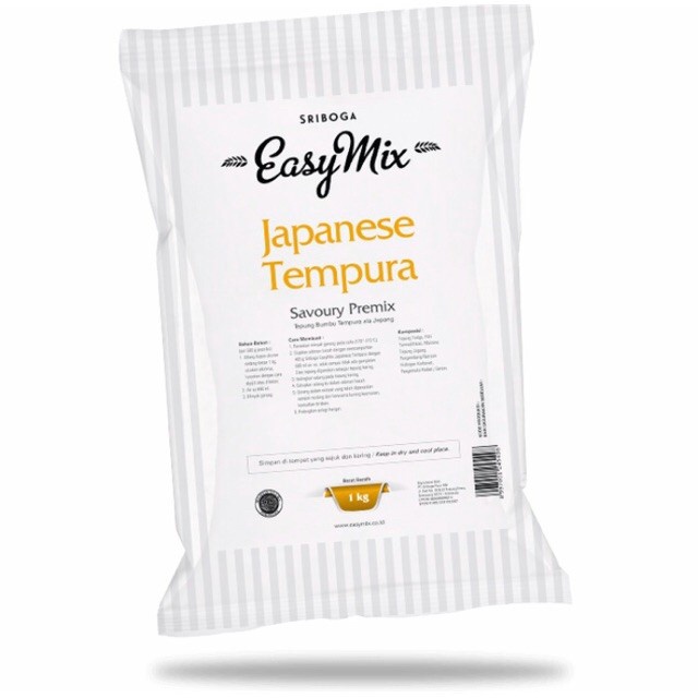 

Japanese tepung tempura easy mix @1kg dr sriboga, tepung tempurako