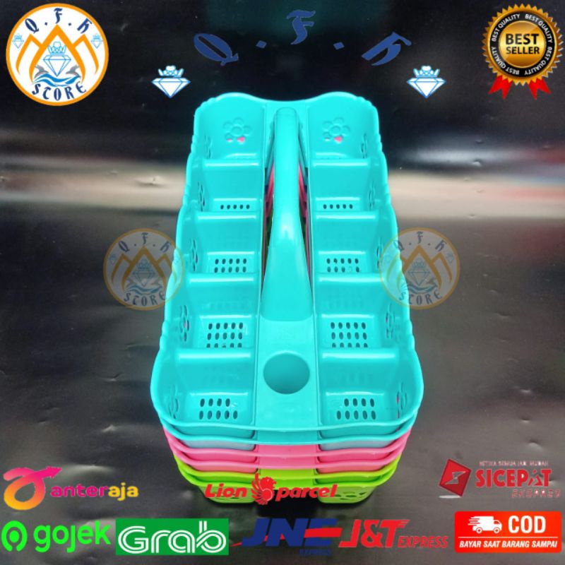 TEMPAT AQUA GELAS ISI 10 PCS/RAK AQUA/TEMPAT AIR GELAS PLASTIK