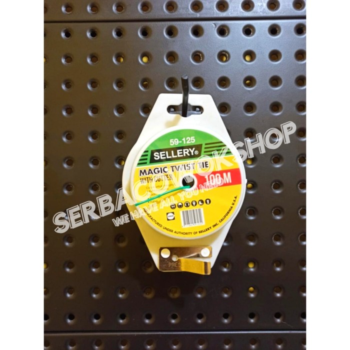 

Terlaris Cord Sellery Twist Tie 100M Pengikat Kabel Lilit 100 Meter Serbaguna Hitam