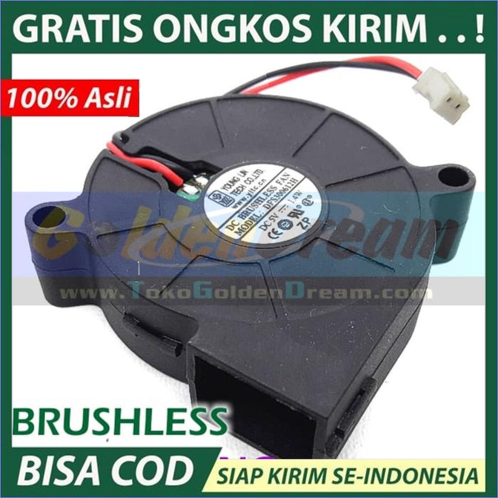 5v Mini Blower Fan Kipas Keong Brushless DC Angin Cooling Turbo Cooler