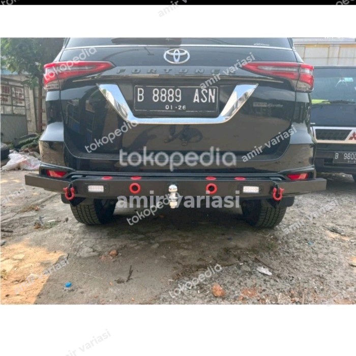 Towing tanduk Fortuner GR sport bemper belakang